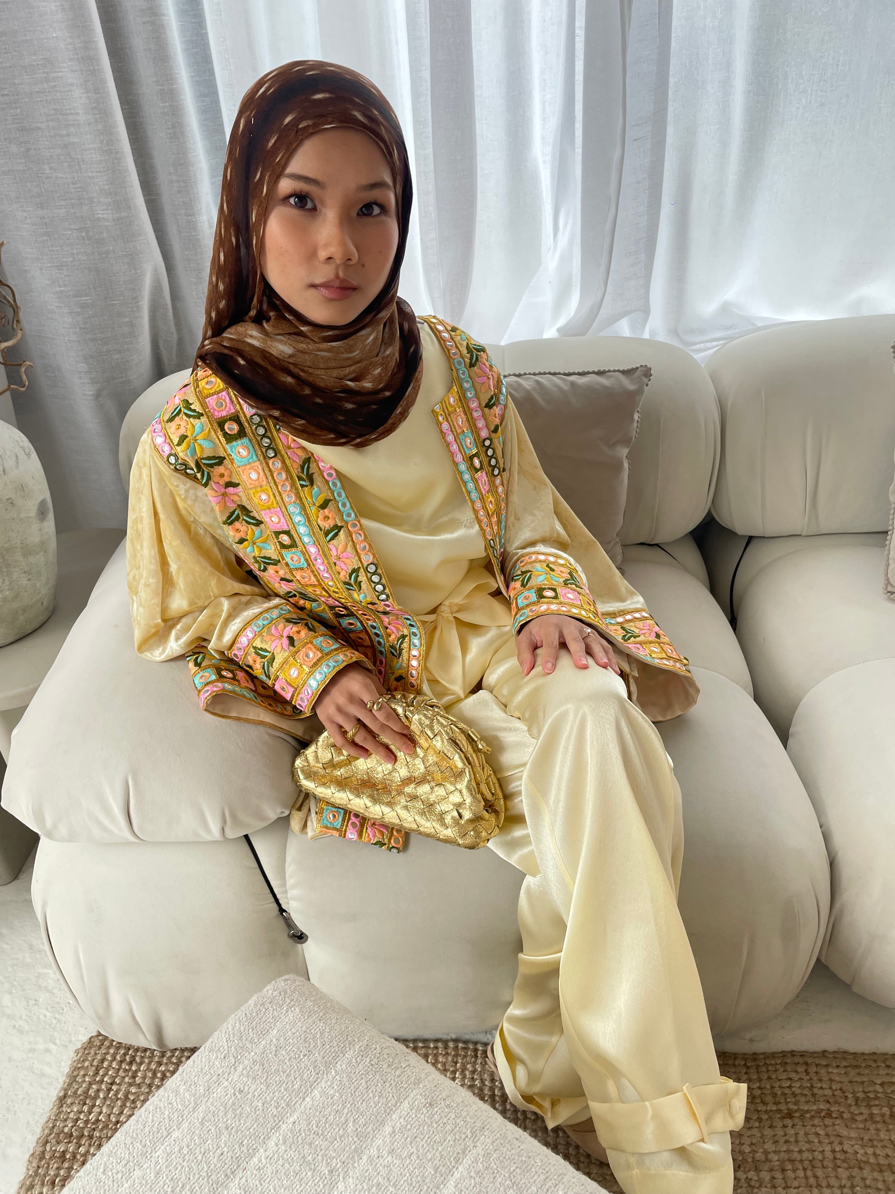 Butter yellow kurti